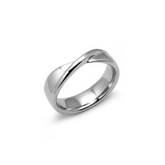 Mobius twisted love knot wedding band crafted in high grade stainless steel. This particular design is known to creates positive energy while possessing a powerful meaning. Totally water resistant and tarnish free. Minimal yet ingenious, comfortable fit, smooth edges, will slide in your finger like water! Metal: 316 Stainless steel, hypoallergenic, tarnish free.  Metal finish options: polished, brushed. The wall thicknesses: approx 2mm, comfort fit. Width: 5mm - 3/16" * This Ring is Specifically Twisted Love, Twisted Band Ring, Twisted Band, Twist Ring, Smooth Edges, Love Knot, Slide In, Classic Ring, Stainless Steel Band