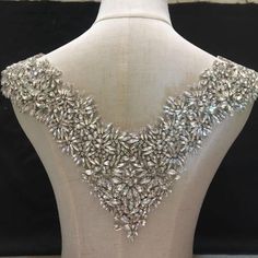 "❤Super gorgeous, exquisite embroidery flowers, handmade rhinestone beaded applique. Highly recommended to dress! ! ❤ Very suitable for underwear, bras, dresses, dolls, bridal clothing, makeover art, fashion, clothing, jewelry design, home decoration and other projects you can imagine. Size 46 x 30cm (18\" x 11.8 i\") This listing is for 1 piece. Wholesale Available If you need more, please feel free to contact me for a custom list. We usually process your order within 3-5 days, standard shippin Beautiful Bridal Dresses, Bridal Sash Belt, Wedding Dress Sash, Rhinestone Appliques, Wedding Dress Accessories, Beaded Applique, Bridal Belt, Rhinestone Bead, Bridal Wedding Dresses