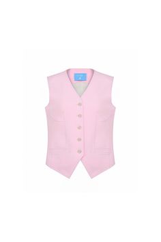 Made from high-quality, breathable cotton denim, this vest features a straight cut and welt pockets for a sleek and classic look. Perfect for layering and adding a touch of style to any outfit. Material: Cotton Denim (Midnight Blue), Cotton Satin (Pale Pink)Length: 54cm/55cm/56cm (S/M/L) Classic Denim Workwear Vest With Pockets, Tailored Workwear Vest With Pockets, Tailored Cotton Spring Vest, Tailored Cotton Vest For Spring, Tailored Sleeveless Casual Vest, Cotton Vest With Pockets For Workwear, Tailored Vest With Welt Pockets For Spring, Fitted Cotton Vest For Workwear, Classic Workwear Vest With Pockets