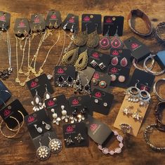 All New Unworn I Bought To Support Small Business Over $150 Worth Support Small Business, Paparazzi Jewelry, Bracelet Necklace, Christmas List, Pink Black, Necklaces Bracelets, Small Business, Black Pink, Jewelry Earrings