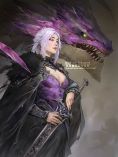 Dragon Woman, Amethyst Art, Targaryen Art, Female Dragon, Dragon Girl, Character Collection