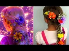 Tangled's Rapunzel Braid Tutorial - A CuteGirlsHairstyles Disney Exclusive #RapunzelBraid Rapunzel Braid, Disney Princess Hairstyles, Rapunzel Hair, Tangled Rapunzel, Cool Braid Hairstyles, Cool Braids