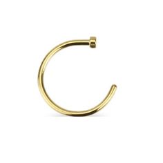 Accentuate your style with our exquisite Surgical Steel Nose Ring Hoop, elegantly designed in a radiant gold-plated finish. Crafted from high-quality 316L Surgical Steel and enhanced through Ion Plating, this nose ring offers both durability and a stunning aesthetic. Choose from 20 or 18 gauge options, with a range of thicknesses including 0.8mm and 1mm, allowing you to personalize your comfort. Select your preferred length from 1/4" (6 MM), 5/16" (8 MM), or 3/8" (10 MM), ensuring the perfect fi Fancy Ball, Nose Ring Hoop, Hinged Ring, Gold Nose Rings, Nose Rings Hoop, Nose Hoop, Jewelry Picture, Nose Ring Stud, Belly Rings