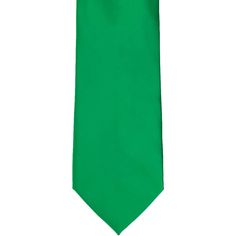 Add some classic color to your outfit with this kelly green necktie. This is a great accessory for formal occasions, around the office or any time, really. It also matches the kelly green used in our popular uniform striped ties. Kelly green is easy to wear! It looks sleek with almost any suit color, but you can definitely pair it with a crisp white button down and slacks. This tie is part of our premium collection. The material is thick and heavyweight with a stunning, satin sheen. (These are n Classic Green Ties For Formal Occasions, Classic Green Neckwear For Business, Classic Green Formal Tie, Elegant Green Ties For Workwear, Elegant Green Tie For Work, Elegant Green Ties For Work, Green Ties For Work, Classic Green Neckwear With Ties, Formal Green Ties