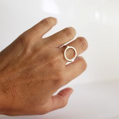 Minimalist, geometric ring for women, a dainty open circle ring, handmade of sterling silver.Super unique and modern piece of jewelry. #baarajewelry #uniquering #circlering #silverring #ringsforwomen Minimalist Stackable Open Rings For Everyday, Minimalist Everyday Stackable Open Rings, Everyday Minimalist Stackable Open Rings, Everyday Open Ring With Initial In Simple Design, Simple Everyday Initial Open Ring, Minimalist Everyday Initial Ring, Minimalist Open Midi Rings For Everyday, Everyday Minimalist Open Midi Rings, Minimalist Open Midi Rings For Promise