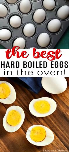 the best hard boiled eggs in the oven