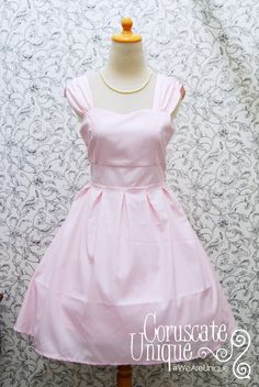 Vintage Classic Look Sweetheart Dress by CoruscateUnique on Etsy, $128.00 Pink Dress With Sweetheart Neckline For Daywear, Pink Daywear Dress With Sweetheart Neckline, Pink Sweetheart Neckline Dress For Daywear, Fitted Square Neck Sweet Dress, Sweet Square Neck Fitted Dress, Cute Pink Square Neck Dress, Sweet Fitted Dress With Square Neck, Pink Sleeveless Dress For Tea Party, Fitted Cotton Dresses For Tea Party