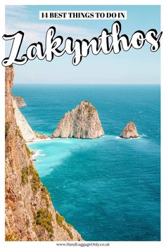 the best things to do in zakypthos, greece with text overlay