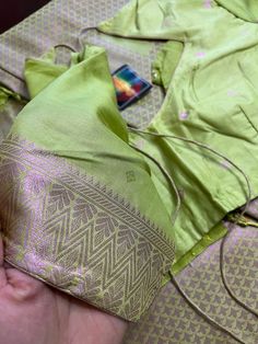 This is a beautiful light weight Soft Silk saree . Blouse designed and stitched very neatly, you would love to wear this saree again and again. Color: Light Pista Green with green & Copper Zari all over  Material used Soft silk. Contrast Blouse designed stitched and can fit any size between 36-44 inches chest. Ships immediately. Chanderi Saree With Unstitched Blouse In Pista Green, Green Banarasi Silk Blouse For Navratri, Pista Green Blouse Piece With Zari Weaving For Navratri, Diwali Green Banarasi Silk Blouse, Elegant Pista Green Blouse For Diwali, Green Blouse With Zari Weaving In Traditional Drape, Green Banarasi Silk Blouse With Zari Weaving, Pista Green Silk Blouse Piece With Zari Weaving, Silk Pista Green Traditional Wear With Unstitched Blouse