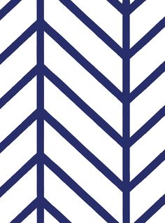 Navy blue and white geometric chevron pattern on peel-and-stick wallpaper Line Wallpaper, Room Makeovers, Lines Wallpaper, Wallpaper Pattern, Navy Fabric, The Wallpaper, Pattern Repeat, Diy Room, Warm Grey