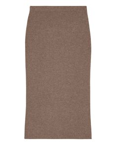 This luxe knit skirt is an elegant wardrobe essential made from soft and luxurious cashmere. It's flattering and comfortable, perfect for everyday wear and special occasions. Skirt Solid Tight Ribbed Knit Elastic waistband Slit in back 32 1/2" length 100% Cashmere 7045080A Cashmere Skirt, Elegant Wardrobe, Fall Style Guide, Luxe Lounge, Scarf Poncho, Scarf Gift, Scarf Hat, Pop Up Stores, Knit Skirt