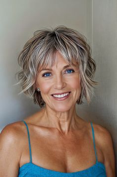 Explore 20 short hairstyles that promise to lift and energize your look, perfect for women over 50 seeking to inject vibrancy into their fine hair. Bob Haircut For Fine Hair Over 50, Hairstyles 60 And Over, Medium Length Wavy Layered Hair, Chin Length Hairstyles For Women Over 50, Short Shag Hairstyles For Thinning Hair, Hair Styles For Over 50 Women 2024, Donna Mills Hair, Updated Hairstyles For Women Over 50, Short Hair Styles For Gray Hair