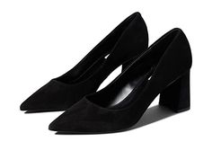 Steve Madden Lend Pump | Zappos.com Suede Pumps Outfit, Casual Office Fashion, Puppies Black, Black Shoe, Black Suede Pumps, Black Shoes Women, Womens Shoes High Heels, Slide In, Suede Pumps