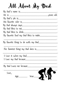 an all about my dad poem for father's day