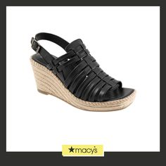 in stock Fisherman Style, Raise The Bar, Espadrilles Platform, Womens Sandals Wedges, Buckled Heels, Black Wedge Sandals, Espadrille Wedge, Platform Wedge Sandals, Slingback Sandal