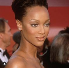 90s Glam, Soft Glam Makeup, Black Celebrities, Celebrity Hair Stylist, The Oscars, Makeup For Black Women