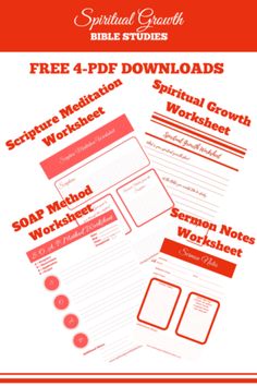 the printable worksheet for bible studies is shown in red, white and blue