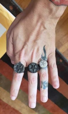 Sigil Of Baphomet, Ritual, Witch, Stainless Steel, Ring