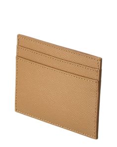 About The Brand: Iconic, Modern Glam. Tres Chic Made In Italy Classic Leather Card Case In Teak Leather With Card Slots Measures 4In Wide X 3In High X 0.25In Deep Please Note: All Measurements Were Taken By Hand And Are Approximate; Slight Variations May Occur. Our Products Are 100% Genuine. In Some Cases We Purchase Merchandise From Trusted Independent Suppliers And Not Directly From The Brand Owner. In All Cases We Stand By The ity Of Every Product Sold On Our Site. Brand Owner, Modern Glam, Leather Card Case, Tres Chic, Classic Leather, Card Case, Card Slots, Slots, Teak