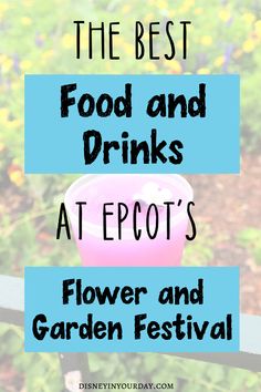 the best food and drinks at epcot's flower and garden festival in disney world