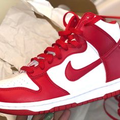 Brand New Youth 6.5 Never Worn Jordan Red, Nike Dunk High, Dunk High, Kids Jordans, Shoes Nike, Nike Dunk, Nike Dunks, Jordan Shoes, Kids Shoes