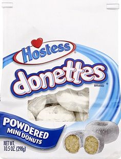 hostess's donuts powdered mini doughnuts