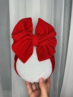 Hi welcome to Daleyza Fashion Bows we are so exited you're here. All bows and head-wraps are made by me. Introducing our new collection of Messy Bow Head-wraps. A must have collection for all you fashion moms. This bow is a size fits all ages and are very soft and comfortable for all the babies. I hand make all the bows and use glue to help keep them from coming undone.  Measurements for headband varies from newborn, 0-6 months, 6-12 months, 1-3 years and  3-5 years 🎀 Measurements for Bow: 6 in Bow Headwrap, Big Bow Headband, Baby Head Wrap, Big Bow, Big Bows, Baby Things, Head Wrap, Baby Bows, Hair Accessories Headbands