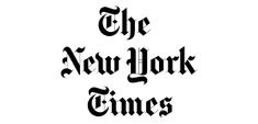 the new york times logo is shown in black and white, with an old - fashioned font