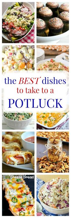 the best dishes to take to a potluck