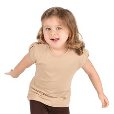 Elevate Your Little One's Wardrobe With Lilax Girls' Basic Puff Sleeve T-Shirts Crafted From A Luxurious, Ultra-Soft, And High-Quality Fabric. These Short Sleeve Crew Neck Tees Offer Unmatched Comfort For Everyday Wear, Making Them Perfect For Active Play And Daily Adventures. Designed With Style And Functionality In Mind, These Puff Sleeve Shirts Boast Short, Puffy Sleeves, A Classic Rounded Neck, And A Comfortable Fit That's Ideal For Both School And Playtime. The Premium Blend Of 95% Cotton A Cute Solid Short Sleeve Tops, Stretch Playful Tops For Playtime, Playful Stretch Tops For Playtime, Playful Crew Neck Tops For Playdate, Cute Short Sleeve Tops For Playdate, Stretch Solid Tops For Playwear, Stretch Tops For Playwear, Solid Stretch Tops For Playwear, Casual Solid Tops For Playtime