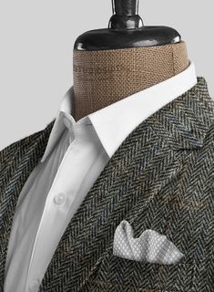 Looking for that perfect quintessential cold weather outfit? our Harris Tweed Country Gray jacket will surely end your search. Crafted from wool, the multicolored weave adds interest to the outfit, also helps demonstrate your fashion sense and packs well for those business trips or quick getaways. Pair it with a matching waistcoat and trousers, white shirt, brown tie and black derby for complete assemblage. 
 
 Look Includes  Harris Tweed Country Gray Fabric  Two Button Jacket Style  Notch Lapel Herringbone Tweed Jacket, White Linen Suit, Grey Wool Suit, Dapper Suits, Herringbone Suit, Royal Blue Suit, Brown Corduroy Jacket, Herringbone Jacket, Cold Weather Outfit