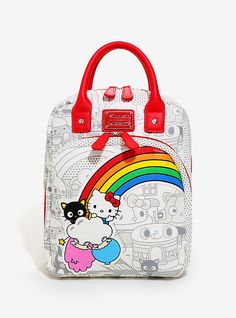 Loungefly Hello Sanrio Retro Mini Backpack - BoxLunch Exclusive, Cheap Hello Kitty Print Shoulder Bag For Shopping, Cheap Hello Kitty Print Backpack, Hello Kitty Mini Backpacks, Casual Affordable Hello Kitty Bag, Cheap Hello Kitty Shoulder Bag For Shopping, Cheap Pink Cartoon Shoulder Bag, Cheap Pink Hello Kitty Shoulder Bag, Cheap Pink Disney Style Bags, Pretty Backpacks