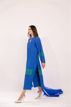 Featuring a royal blue lurex kurta set in cotton base. It is paired with matching pants and organza dupatta with lurex fringe lace. Color: ROYAL BLUE FABRIC: COTTON LUREX Delivery time 15 to 20 days Diwali Blue Cotton Silk Anarkali Set, Blue Cotton Silk Churidar With Zari Work, Blue Silk Palazzo Set With Sheer Dupatta, Semi-stitched Cotton Silk Blue Anarkali Set, Blue Anarkali Palazzo Set In Cotton Silk, Blue Anarkali Style Cotton Silk Palazzo Set, Blue Silk Kurta For Diwali, Blue Straight Kurta With Dupatta, Festive Blue Palazzo Set With Straight Kurta