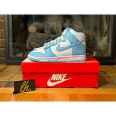 Thank You For Considering Our Store! We Appreciate Your Business And Support! Nike Dunk High “Blue Chill" Athletic Sneakers Men’s / Youth Size 6 Women’s Size 7.5 Brand New With Box Guaranteed 100% Authentic! Dd1399-401 Reach Out Before Submitting An Offer Since We Have This Item Listed Elsewhere & Want To Make Sure We Don’t Oversell! We Consider All Reasonable Offers! With That Said, We Invite You To “Watch" Our Items To Receive Special Offers Sent Directly To You! Thank You For Visiting! Follow Sporty Blue High-top Sneakers With Gum Sole, Custom High-top Sneakers With Boost Midsole, High-top Custom Sneakers With Boost Midsole, Light Blue Mid-top Sneakers With Rubber Sole, Light Blue Leather High-top Sneakers With Rubber Sole, Light Blue Leather Mid-top Sneakers, Blue Mid-top Sneakers With Rubber Sole, Light Blue Sporty Mid-top Custom Sneakers, Light Blue Mid-top Sporty Custom Sneakers