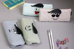 How cute are these pencil pouches for back to school? This would make the perfect back to school or new job gift. Great for both boys and girls. It could also be used as a make up bag or sewing kit.These  pencil cases make the perfect pouch for all ages! Its unique design and style caters to all personalities. Simply fill with pens, pencils, stationery or even travel essentials! This piece will arrive to you in retail packaging! Pencil Pouches, Bridesmaid Diy, Neuer Job, New Job Gift, Job Gifts, How To Make Ribbon, Pens Pencils, Pencil Cases, Sewing Kit