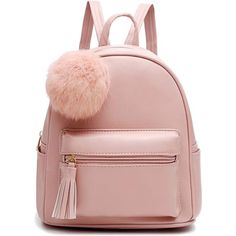 -Polyurethane Lining -Zipper Closure -Fabric&Size: Cute Mini Backpack Is Made Of Soft Vegan Leather With Polyester Lining, Charm Tassel Decor And Lovely Pompom Ball, Fashion Backpack Purse For Women Teenage Girls. It Measure 24cm/9.44inch(L) X 4cm/1.57inch(W) X 23cm/9inch(H). -Structure: Small Purses With Zip Main Compartment, Interior Contain 2 Open Pockets, 1 Wall Zip Pocket. Exterior Has 1 Front Easy Access Zip Pocket, 2 Side Pocket, Enough For Your Daily Use. -Practical: Backpack Purse Is Bo Purse For Teens, Small Backpack Purse, Mini Leather Backpack, Cute Mini Backpacks, Mini Backpack Purse, Mini Mochila, Leather Backpack Purse, Purse For Women, Backpack Charm