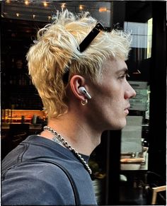 Evan Rosier, Bleached Hair Men, Men Blonde Hair, Bleach Blonde Hair, Men Hair Color