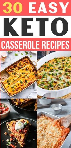 30 easy keto casserole recipes