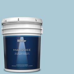 a bucket of marquee on a blue background