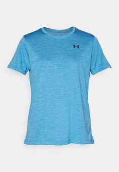 Under Armour TECH TWIST - Sport T-Shirt - viral blue/black Zara Drip, Clothes Wishlist, Sport Outfit Woman, Sport T-shirts, Sport T Shirt, T Shirt Top, Sports Women, Sport Outfits, Lei