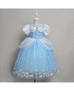 Get 10% off now! Buy cosplay sky blue ballgown princess dress for girls at cheap price online. Free stable shipping and pro custom service since 2009. Blue Fairytale Princess Dress For Dress-up, Blue Princess Ball Gown Dress, Blue Princess Style Ball Gown Dress, Princess Style Light Blue Ball Gown, Light Blue Princess Style Ball Gown, Light Blue Princess Ball Gown, Blue Princess Gown For Costume Party, Princess Style Fitted Blue Ball Gown, Princess Light Blue Pageant Dress