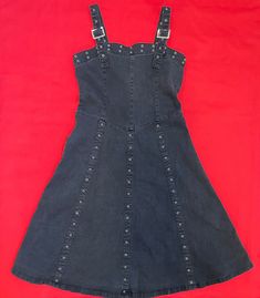 Rare Deadstock TrippNYC Mall Goth Dress Originally sold at Hot Topic in the early - mid 2000s - Adjustable shoulder straps - Back zipper - Silver hardware details - knee length depending on your height - Has some stretch to it In great vintage condition. Please review images for details and measurements This is the exact item you will be receiving. All items come from a smoke and pet free environment. Mall Goth Dress, Tripp Dress, Wardrobe Makeover, Goth Dress, Tripp Nyc, Mall Goth, Purple Lace, Goth Outfits, Dress Clothes For Women