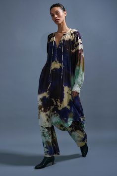 Fall 2023 Ready To Wear, 2023 Ready To Wear Collection, Tie Dye Fashion, 2023 Ready To Wear, Winter 23, New York Fall, Raquel Allegra, Womenswear Fashion, Next Clothes