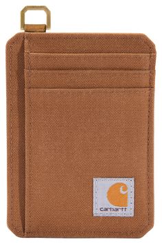 Carhartt Nylon Duck Front-Pocket Wallet for Men | Bass Pro Shops Card Holder Wallet Mens, Carhartt Wallet, Carhartt Accessories, Cheap Brown Functional Wallet, Front Pocket Wallet Men, Wallet Diy, Carhartt Workwear, Fabric Wallet, Front Pocket Wallet