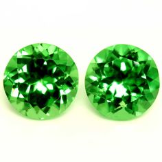 two green diamonds sitting next to each other