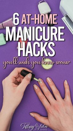 Manicure Hacks, Nail Painting Tips, Nail Polish Dry Faster, Do It Yourself Nails, Dry Nails Fast, Home Manicure, Diy Nails At Home