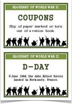 Glossary of World War Two - Treetop Displays - A super set of 45 A5 posters that is a glossary of World War II. Each poster has a key word heading, making it great for discussion, activities and displays for this historical topic. Visit our website for more information and for other printable classroom resources by clicking on the provided links. Designed by teachers for Early Years (EYFS), Key Stage 1 (KS1) and Key Stage 2 (KS2). Ks2 Classroom, American History Homeschool, Key Stage 2, Key Stage 1, School House Rock, School Displays, Classroom Display