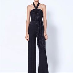 Halter Neck Line, Textured Print Velvet Feel, Wide Leg. This Was Purchased At Nordstrom Never Warn Tag Fell Off. Dm Me For Measurements. Great Wedding Jumpsuit Or A Fun Night Out With A Demon Jacket. I Purchased Without A Belt Wedding Jumpsuit, Halter Neck, Dm Me, Pant Jumpsuit, Jumpsuit Romper, Night Out, Wide Leg, Pants For Women, Jumpsuit