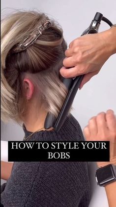 Hair Curling Tips, Medium Bob, Corte Bob, Bob Haircut With Bangs, Bob Haircut For Fine Hair, Hairdos For Short Hair