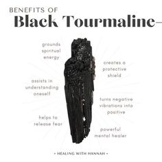 Black Tourmaline Healing Properties, Black Crystals Meaning, Granite Crystal Meaning, Black Agate Crystal Meaning, Black Tourmaline Properties, Black Tourmaline Benefits, Energy Protection Crystals, Black Rutilated Quartz Meaning, Black Tourmaline Aesthetic